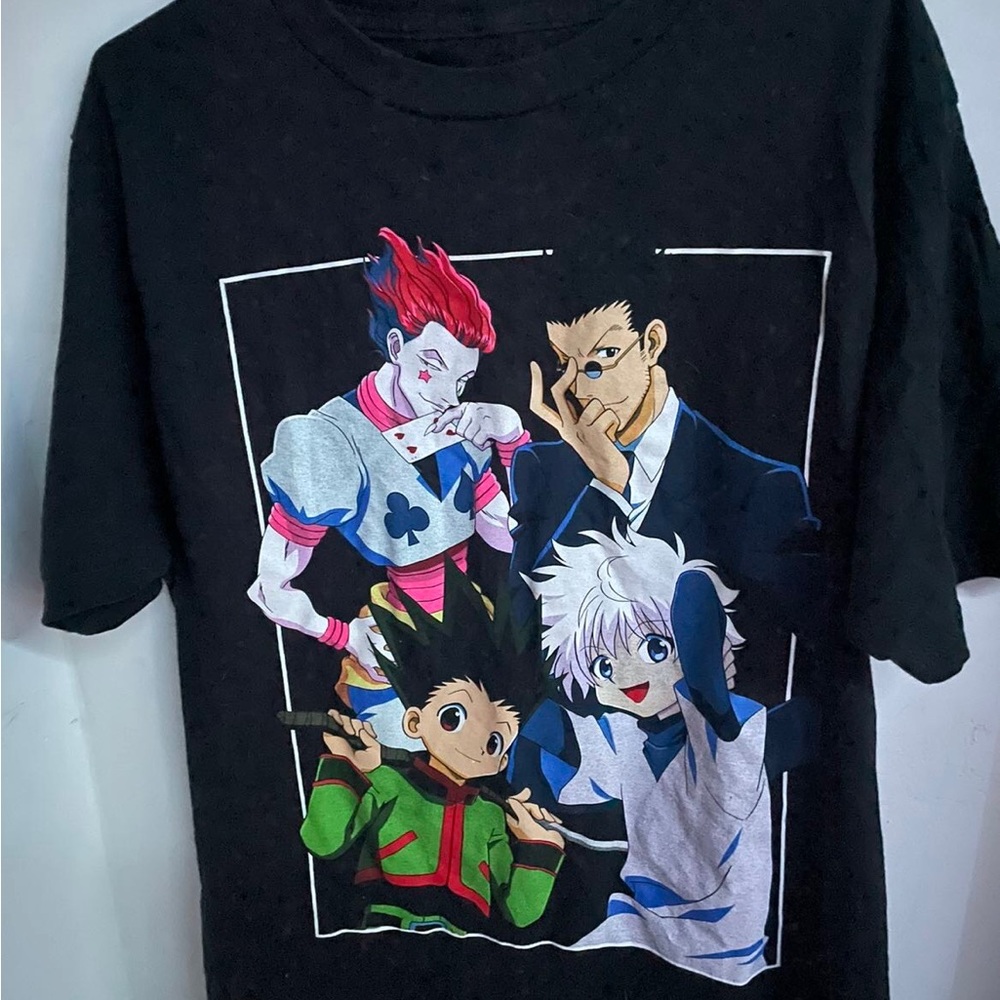 Hunter X Hunter Black long Medium graphic tee